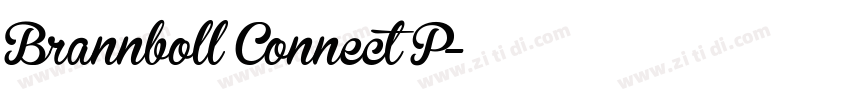 Brannboll Connect P字体转换